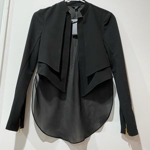 NWT!! Guess cropped and mesh blazer size xs